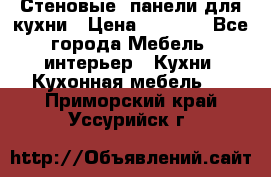 Стеновые  панели для кухни › Цена ­ 1 400 - Все города Мебель, интерьер » Кухни. Кухонная мебель   . Приморский край,Уссурийск г.